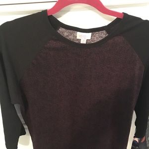 LULAROE BLACK RANDY SZ M 🔮🎆👚